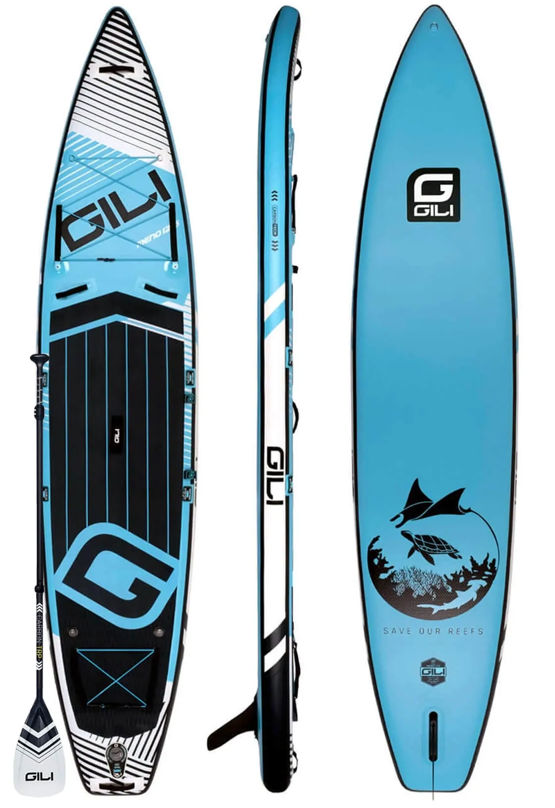 12'6 MENO Touring Inflatable Stand Up Paddle Board