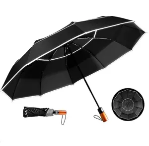 Automatic Folding Umbrella,Windproof Compact Umbrella