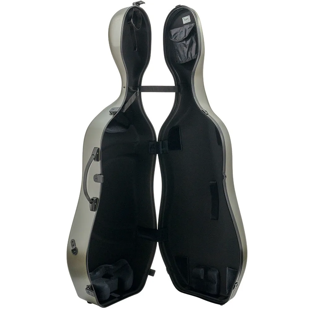 BAM Supreme Hightech Polycarbonate Cello Case - Black Seal