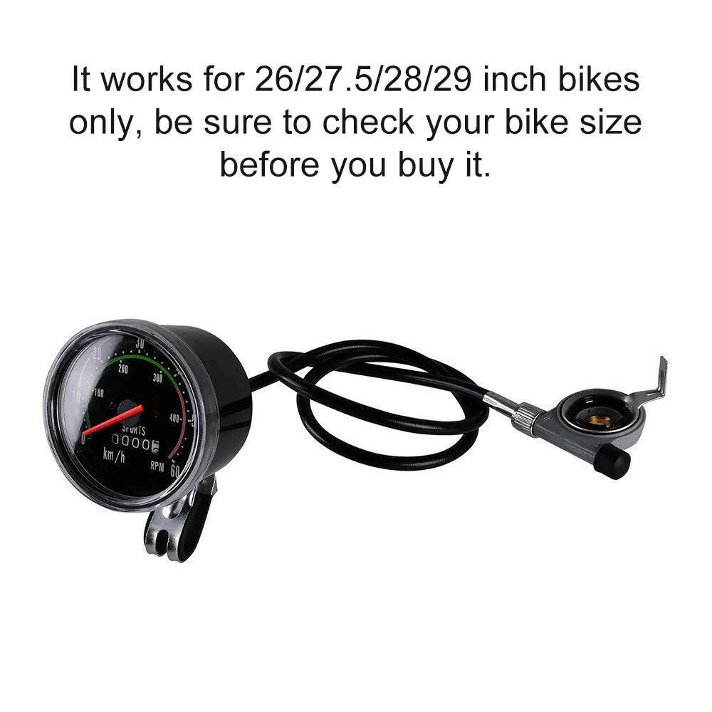Bicycle Mechanical Code Table Mountain Bike Code Table Cycling Odometer Stopwatch Wired Speedometer Bike Accessories