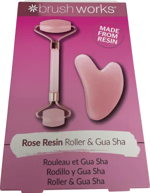 brush works Rose Resin Roller & Gua Sha One size