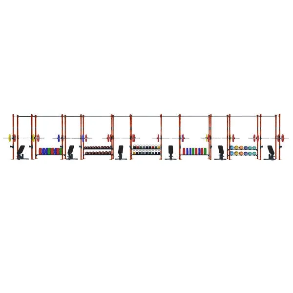 COMPETITION SERIES 11 CELL WIDE RIG WITH STORAGE CS-FR11CW-ST