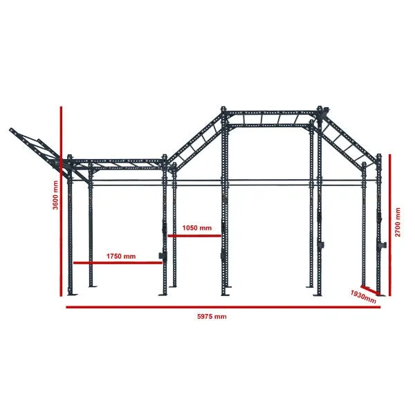 COMPETITION SERIES 4 CELL FREE STANDING MULTI FUNCTION RIG CSFS-4CMFR