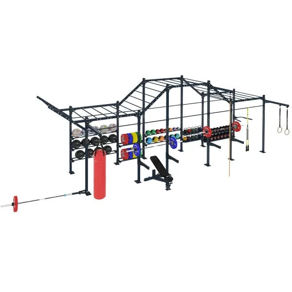 COMPETITION SERIES 5 CELL FREE STANDING WIDE MULTI FUNCTION RIG WITH STORAGE CSFS-5CMFRW-ST