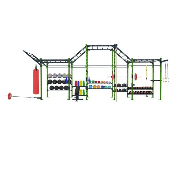 COMPETITION SERIES 5 CELL FREE STANDING WIDE MULTI FUNCTION RIG WITH STORAGE CSFS-5CMFRW-ST