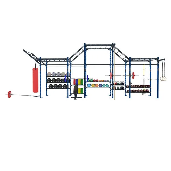 COMPETITION SERIES 5 CELL FREE STANDING WIDE MULTI FUNCTION RIG WITH STORAGE CSFS-5CMFRW-ST