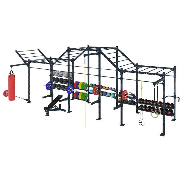 COMPETITION SERIES 5 CELL FREE STANDING WIDE MULTI FUNCTION RIG WITH STORAGE CSFS-5CMFRW-ST