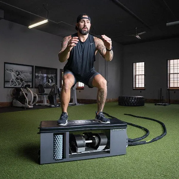 FitBench Pro- All In One Bench With Weights and Storage