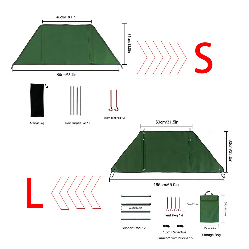 Folding Camping Windscreen Windproof Curtain / Screen