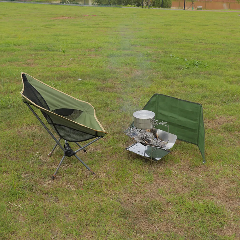 Folding Camping Windscreen Windproof Curtain / Screen
