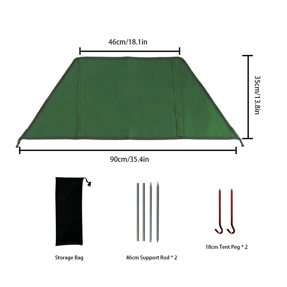 Folding Camping Windscreen Windproof Curtain / Screen