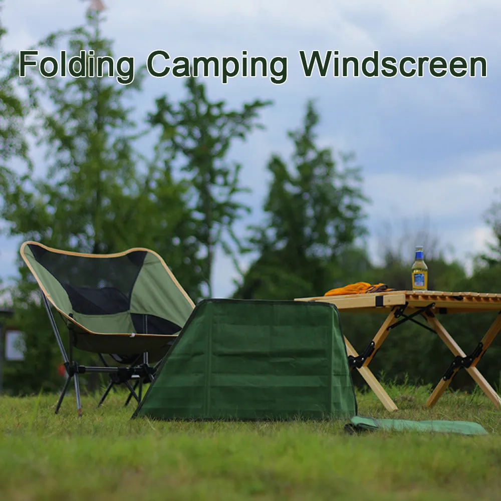 Folding Camping Windscreen Windproof Curtain / Screen