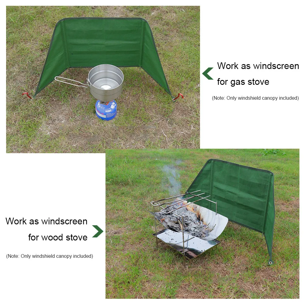 Folding Camping Windscreen Windproof Curtain / Screen