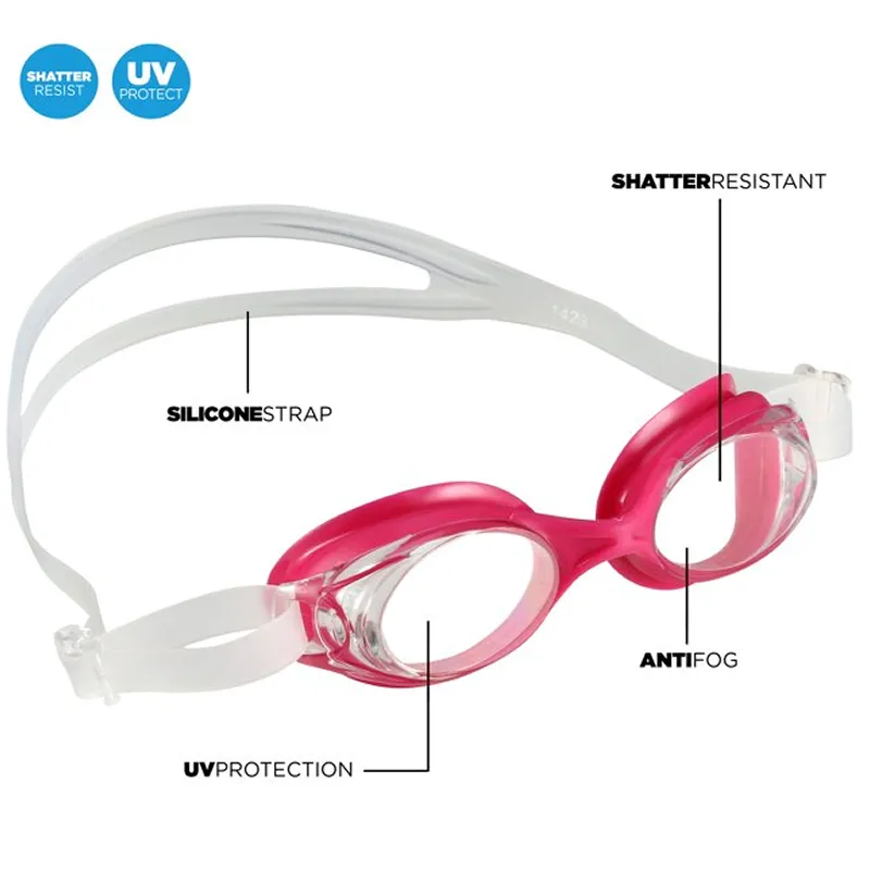High-Flexible Strap Anti-Fog Swimming Goggles F14-26-24