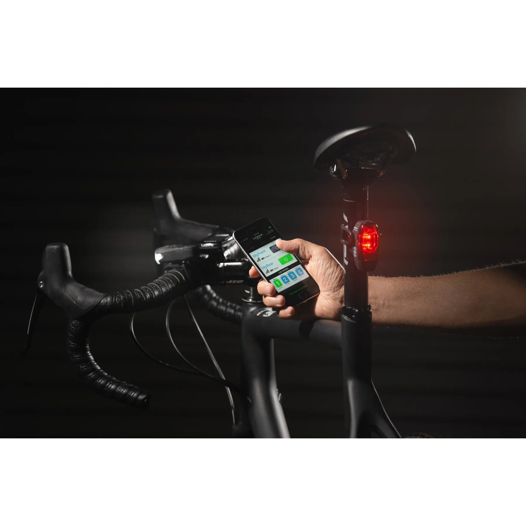 Lezyne KTV Pro Smart Pair Bike Light Set LED Programmable Lights