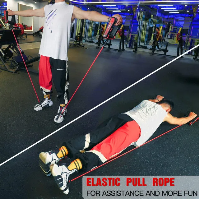 Multi-Functional Ab Roller Wheel And Push Up Bars Workout