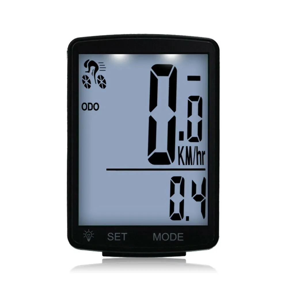 Multifunctional Bicycle Computer Wireless Bike Rainproof Speedometer Odometer Cycling 2.8inch LCD Screen Backlight Waterproof
