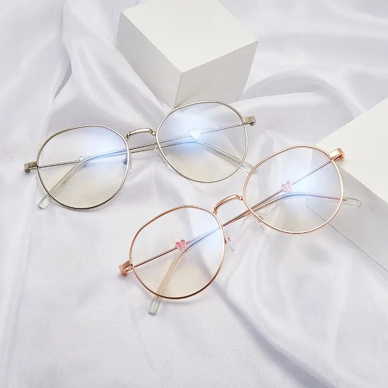 Round Clear Lens Glasses