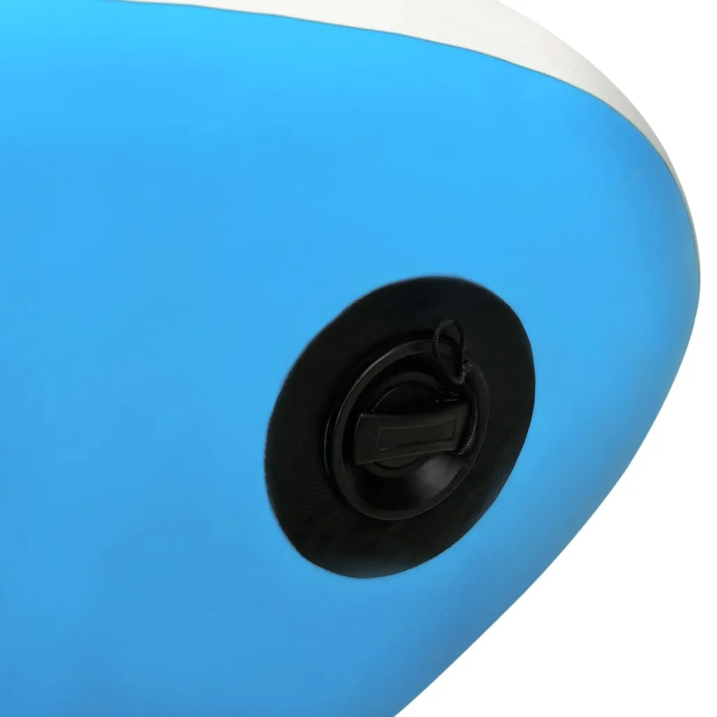 vidaXL Inflatable Stand Up Paddleboard Set 366x76x15 cm Blue