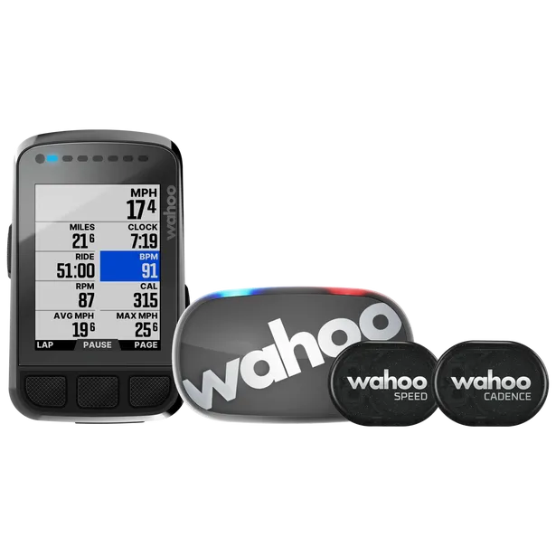 Wahoo ELEMNT BOLT GPS Bike Computer Bundle